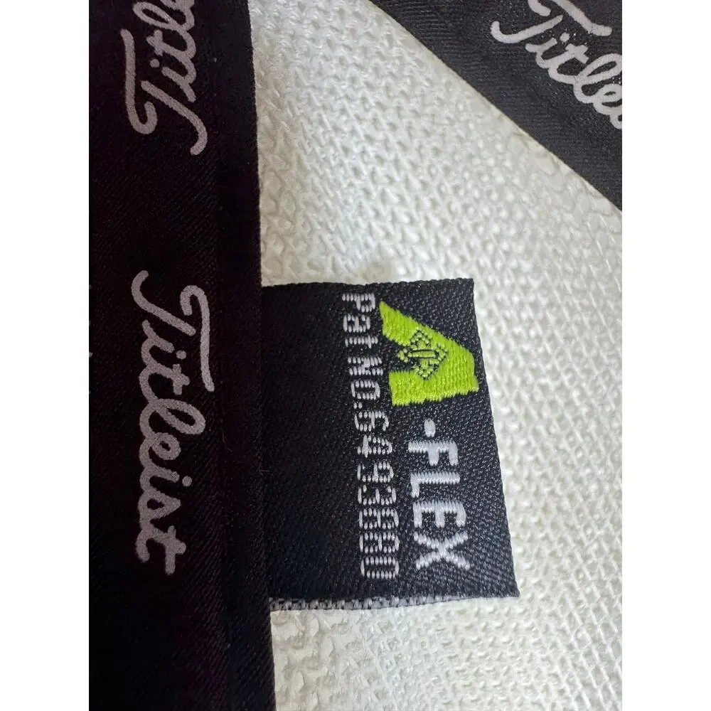Titleist A-Flex Sz L/XL Fitted Trucker Hat Cap Golf Pink/White Mesh Embroidered